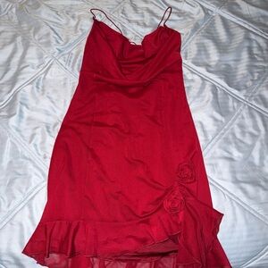 Garage Burgundy Slip Dress